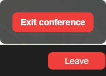 Exit conference